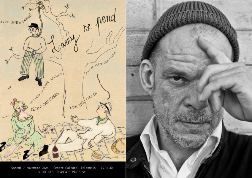 Visuel Denis Lavant Larry se pend